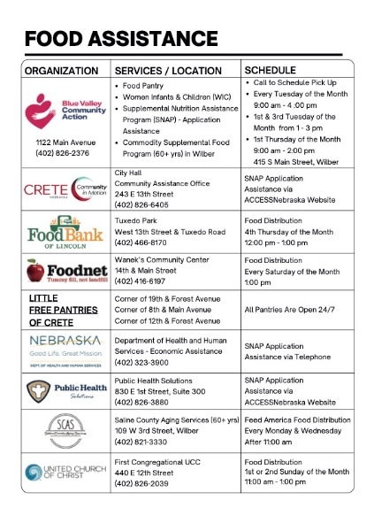 food assistance